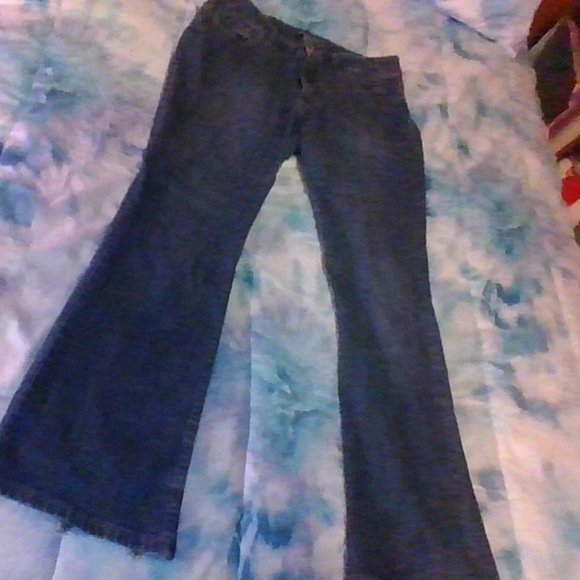 Riders by Lee Mid-rise Bootcut Size: 14 Misses Blue Jeans - Picture 3 of 3